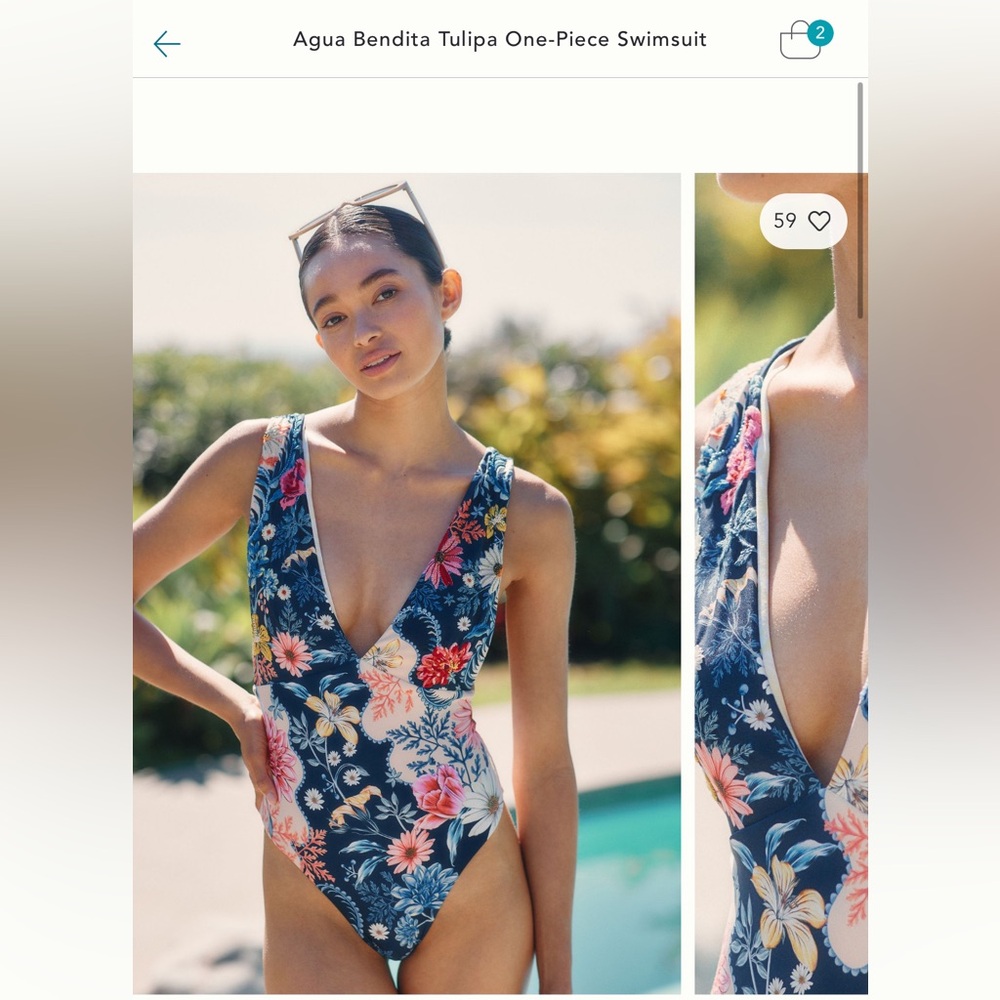 Agua Bendita Tulipa Ross One Piece Swim